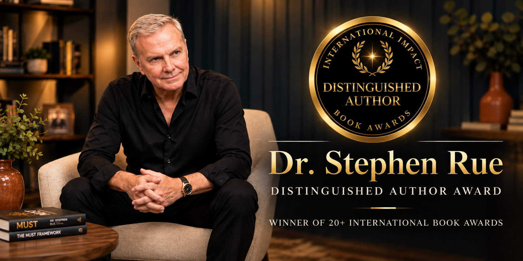 Dr. Stephen Rue — Best-Selling Author and Distinguished Author Award Recipient